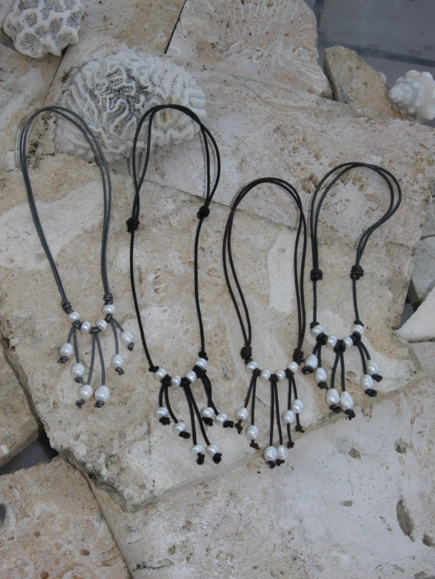 Handmade pearl jewelry