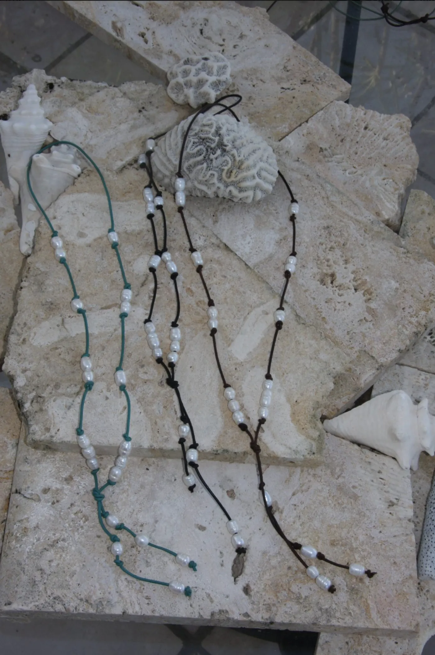 Handmade pearl jewelry